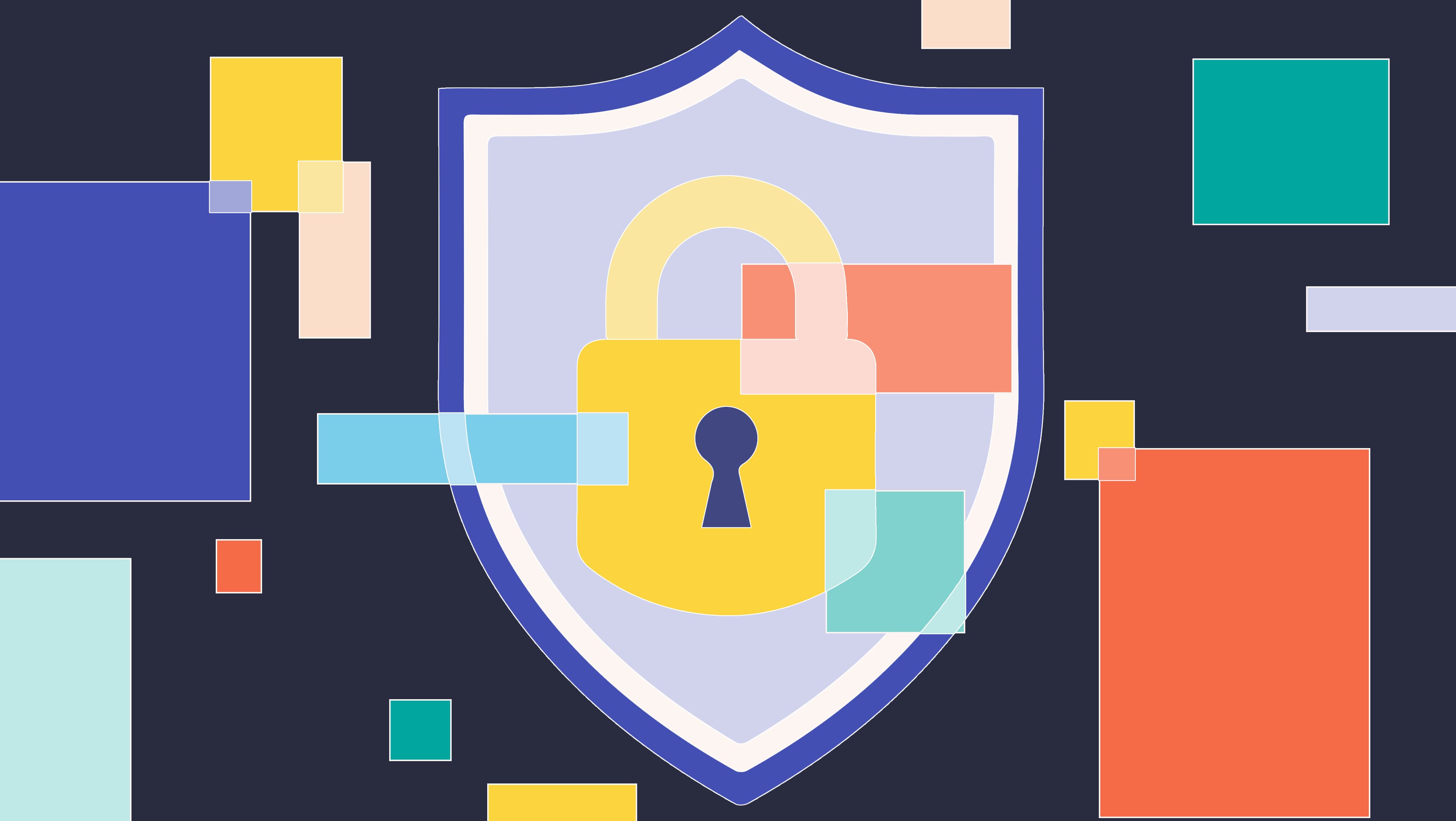 Abstract illustration of cleaning up